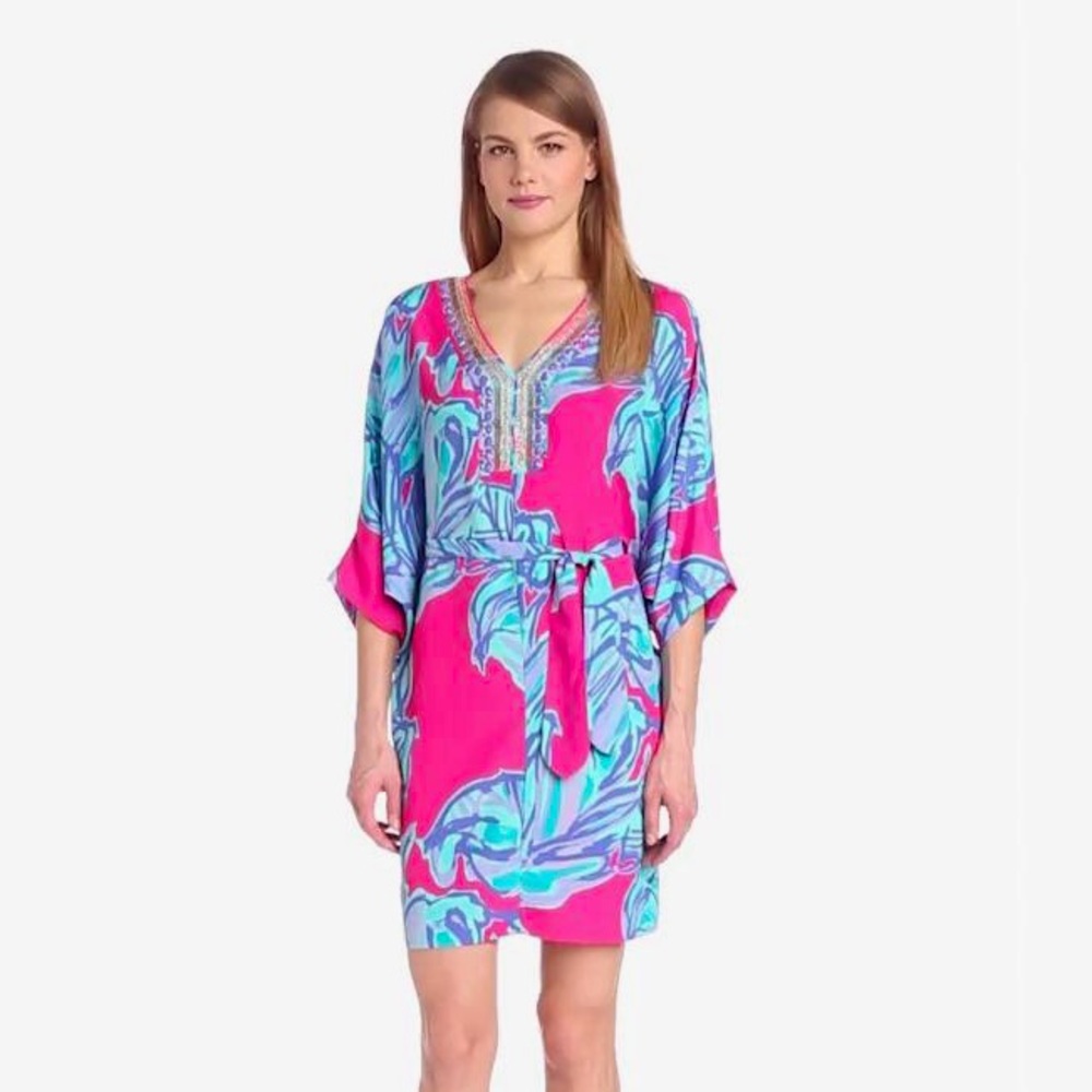 Lilly Pulitzer Wilda Caftan Dress in Pink Sway